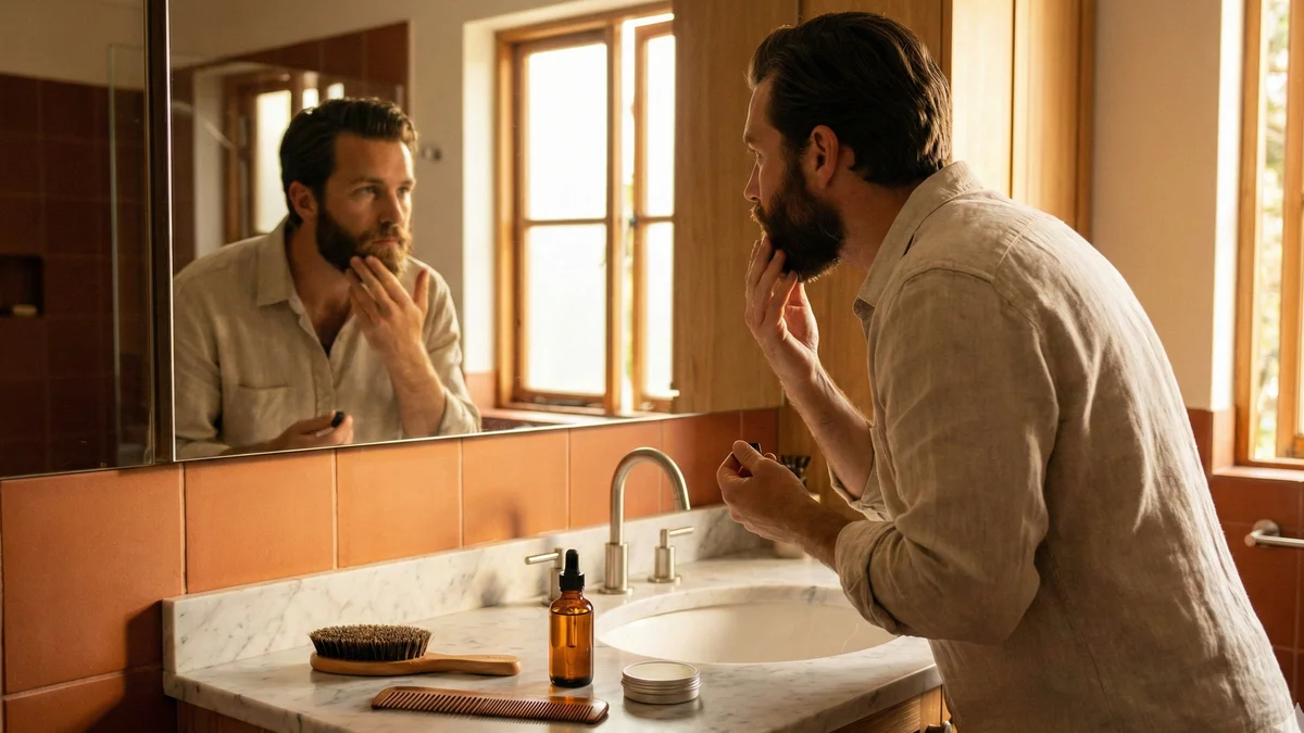 Routine barbe : le protocole complet en 5 étapes (du réveil au coucher)