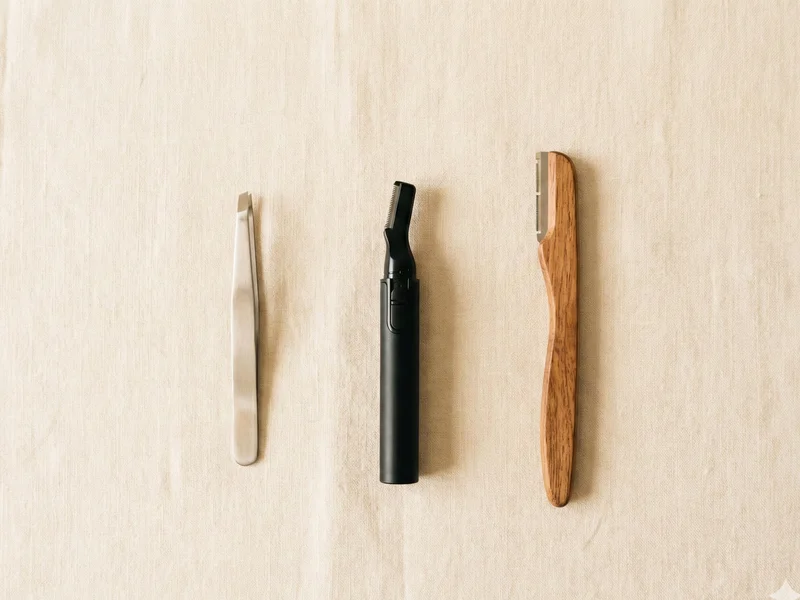 Les 3 outils pour entretenir ses sourcils : pince, trimmer et rasoir